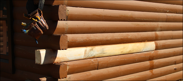 Log Home Damage Repair  Brown County, Ohio