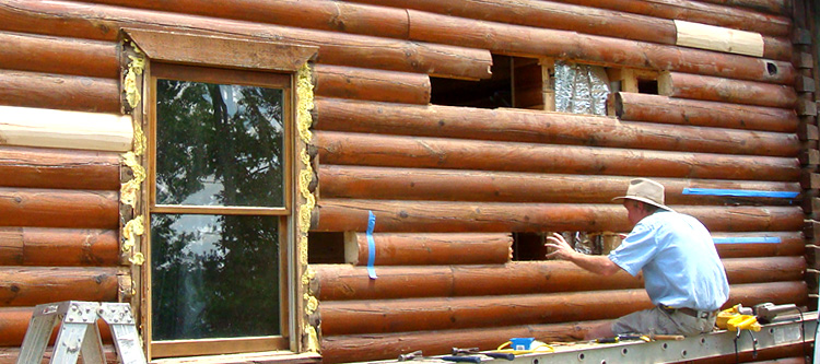 Log Home Repair Decatur, Ohio
