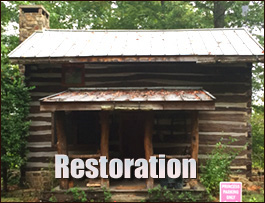 Historic Log Cabin Restoration  Brown County, Ohio